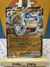 Pokemon Karte Mamutel ex 079/159 Reisegefährten Deutsch