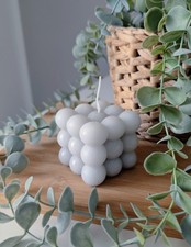 Bubble Kerze Handgemacht