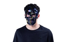 Skullmaske irisierend