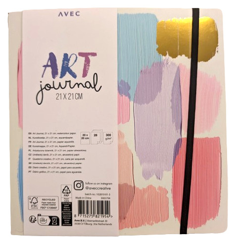 Art journal kunstmappe 21x21 - art,