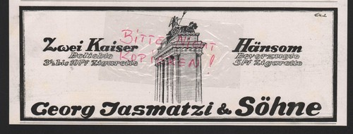 Dresden werbung 1915 - dresden,,