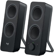 Logitech Z207 Kabelloser PC-Lautsprecher, Bluetooth, Stereo Sound, 10 Watt