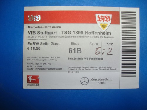 Ticket vfb stuttgart - ticket,