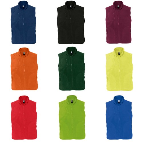 Unisex bodywarmer fleeceweste - bodywarmer,