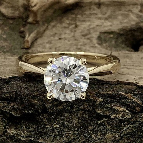 Damen rund diamant - 2,