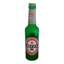 Beck's aufblasbare Flasche Bier-Werbung  1,25 m Höhe  x 30 cm Durchmesser