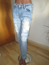 DINE 'N' DANCE Jeanshose Salsa knöchellang Gr.18 (Gr.36/38) blau NEU!!