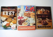 3 Backbücher in gutem Zustand - Backen von Brot , Kuchen , Torten u vieles mehr
