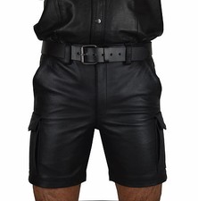 awanstar Cargo Ledershorts