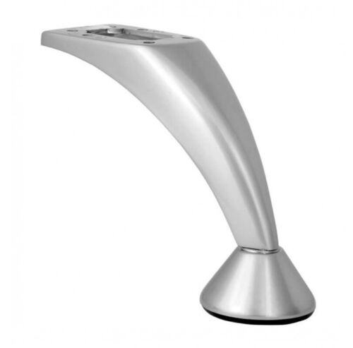 Möbelfuß silber matt