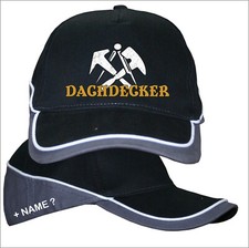 Dachdecker Basecape Baseballkappe Cap Hut Mütze Zunftzeichen Innungszeichen 19