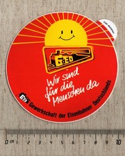 Aufkleber/Sticker Gewerkschaft