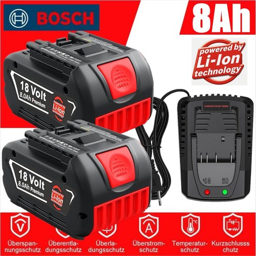 Akku für bosch 18v 8ah - für,