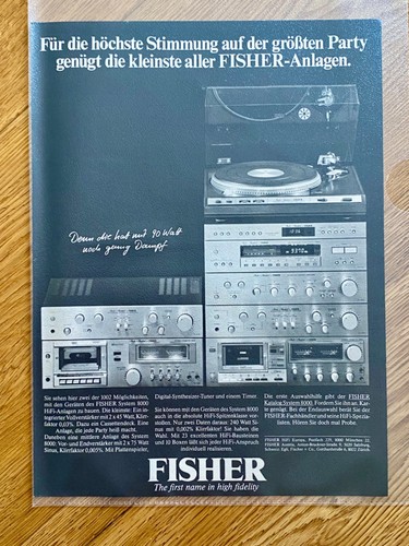 Fisher system 8000 hifi - fisher,