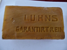 LUHNS alte Kernseife-in Wachspapier von Luhn-vintage-ca. 1940-Sammler (u.a.)