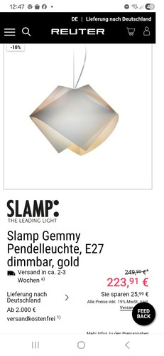 Slamp gemmy italienische - slamp, gemmy,