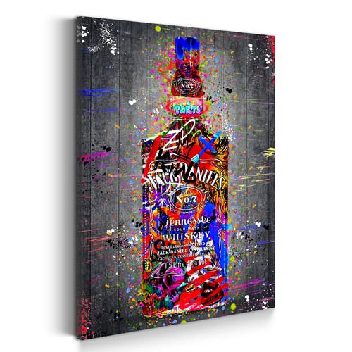 Jack whisky flasche graffiti - jack,