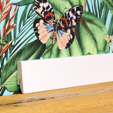 Sockelleiste Weiß Modern Eckig & Zubehör Frei Haus Cube 58 K58C Made in Germany