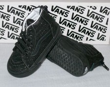 Vans SK8 HI ZIP K'S Canvas Glitzer Kinder Schuhe Sneaker Gr 21 Shimmer Black