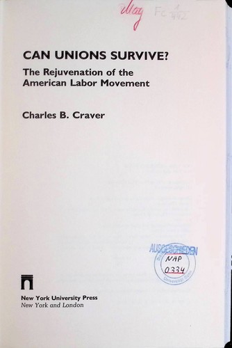 Can unions survive the - can,