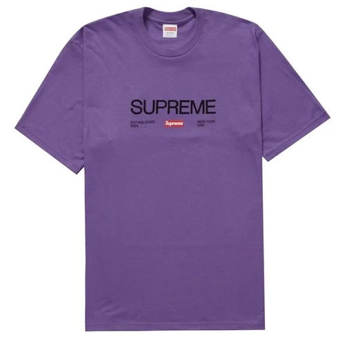 Supreme est 1994 tee purple - supreme, est.