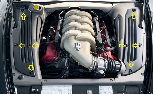 Satz verschlüsse motorraum - satz,