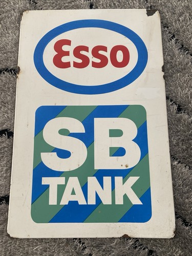 Esso schild blech selten - esso,