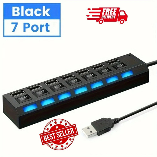 Usb hub 7 port - 2.0,