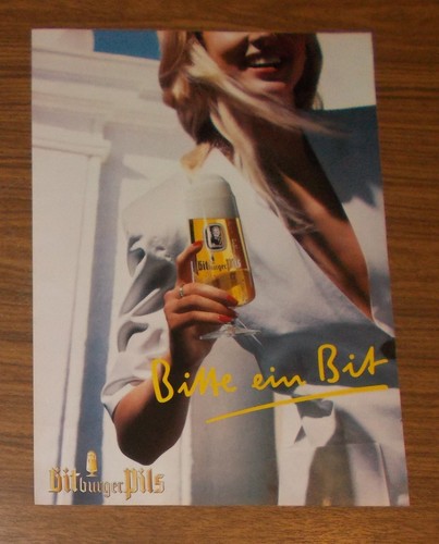 Seltene werbung bitburger - werbung,