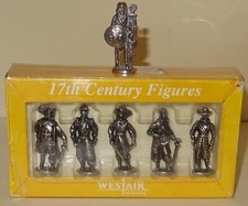 Metall Figuren Westair 17th Century Figures  + 1 Figur römische Militäfigur