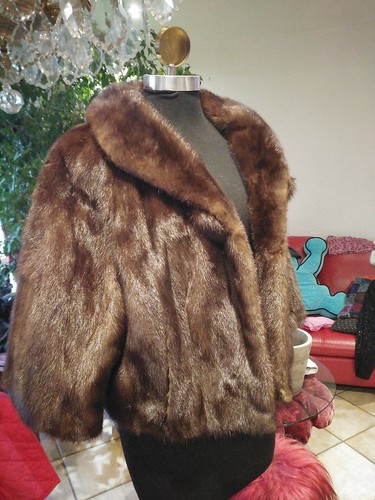 Nerz jacke vintage - m,