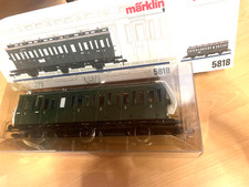 MÄRKLIN SPUR 1  Abteilwagen 2. Kl. nr. 5818 in OVP - Unbespielt  -
