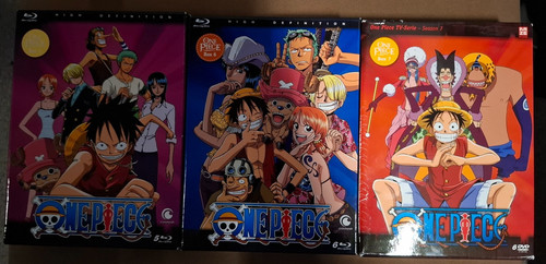 One piece blueray box - one, dvd