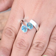 London Blautopas Edelstein 925