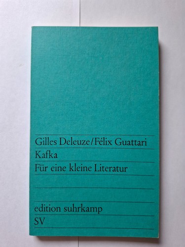 Gilles deleuze kafka für - für, eine