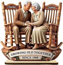 Paar Figur Tischdekoration -