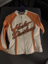 Damen Harley Davidson Jacke, Leder mehrfarbig Gr.: S