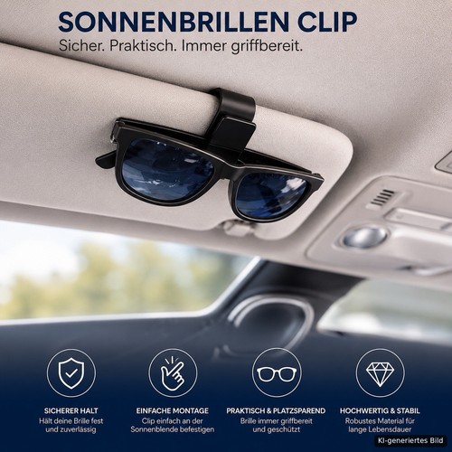Sonnenbrillenhalter auto clip - auto,