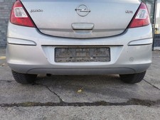 Opel Corsa D Stossstange Stossfänger Bumper hinten 5 Türer Z163 Lichtsilber met
