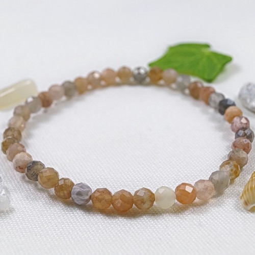 Mondstein armband bunt a - 5,