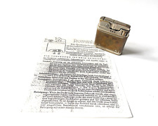 Schönes ROWENTA Schwingdeckel Benzinfeuerzeug m. Rosetten Muster - gute Funktion