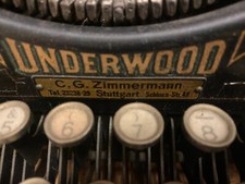 Underwood typewriter standard 