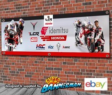 LCR Honda 2025 Moto GP Team Banner für Garage, Werkstatt etc Somikat Chantra 3m