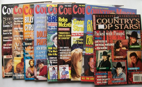 Country music magazine bundle - country,