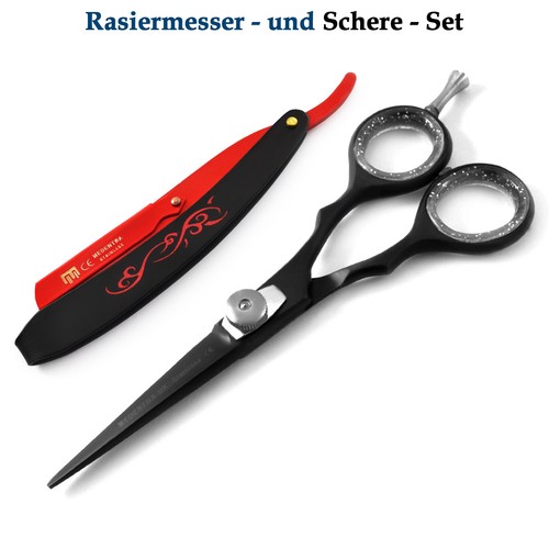 Rasiermesser und schere set - rasiermesser,