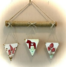 Herbst Deko Pilze Handbemalt