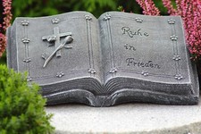 Steinguss, Grabschmuck Buch: Ruhe in Frieden, Grab Schmuck, Deko