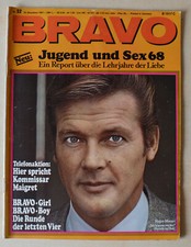 Original BRAVO 1967 Nr. 52 mit Diana Rigg (Emma Peel) Starschnitt