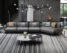 Lederpolster Design Ecksofa