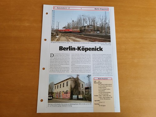 Archiv der bahnhöfe - der,